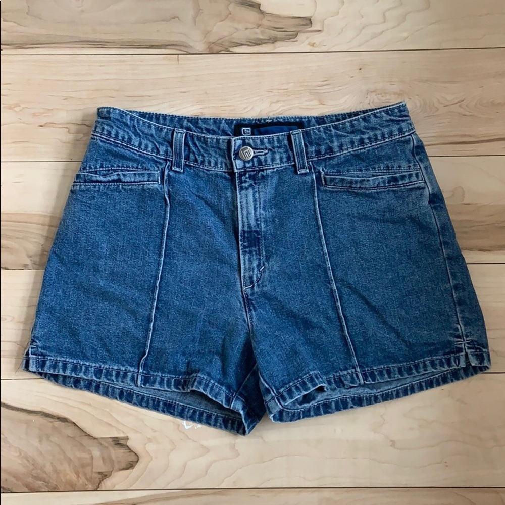 Dark Washed Blue Jean Shorts
